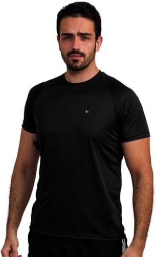         Kit 5 Camisas Dry-fit Sandrini Masculinas para Academia, Treino, Proteção UV  2 Meias       