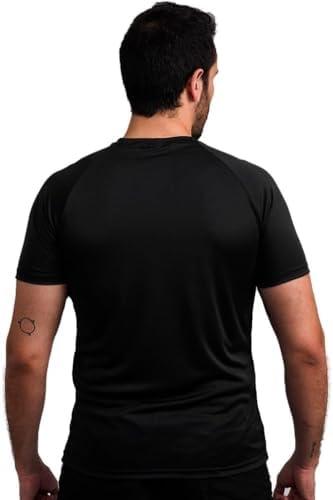         Kit 5 Camisas Dry-fit Sandrini Masculinas para Academia, Treino, Proteção UV  2 Meias       