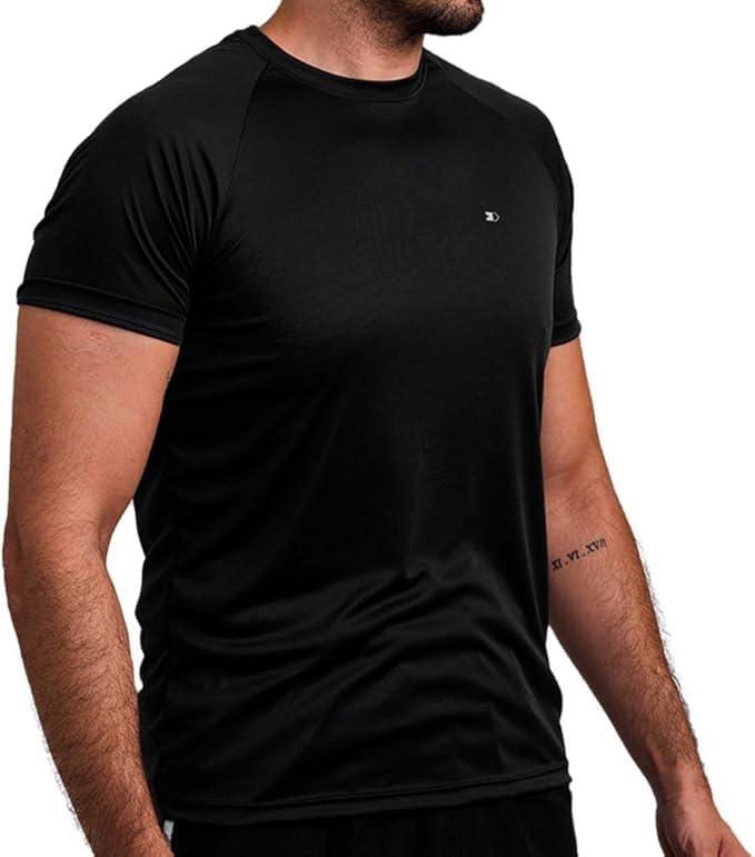         Kit 5 Camisas Dry-fit Sandrini Masculinas para Academia, Treino, Proteção UV  2 Meias       