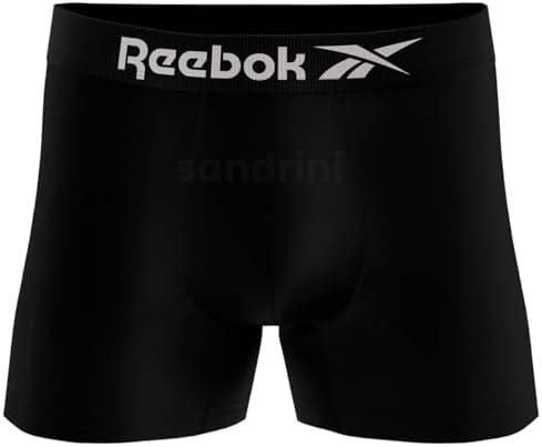         Kit 12 Cuecas Boxer Reebok Masculinas Microfibra Adulto Box Sem Costura       