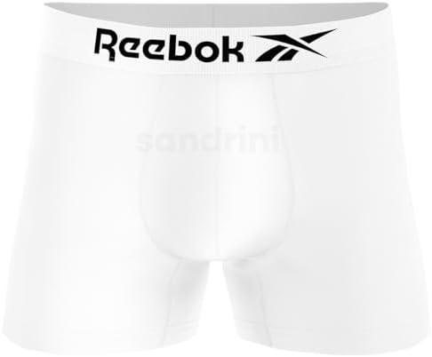         Kit 12 Cuecas Boxer Reebok Masculinas Microfibra Adulto Box Sem Costura       