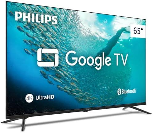         PHILIPS, Smart TV, 65'' 4K UHD, 65PUG7019/78, Google TV, Comando de Voz, HDR       