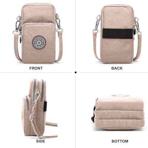         Pequena bolsa transversal para mulheres, mini bolsa de celular carteira com alça ajustável sobre o       